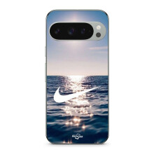 Coque - MANIACASE - Google Pixel 9 Pro XL - Silicoon - Soepel - Logo Nike Mer Soleil