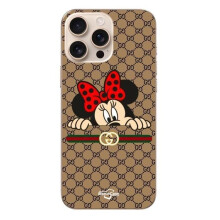 Coque - Gucci - Iphone 16 Pro Max - Souple - Nero - Motivo Minnie