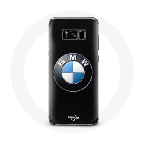 BMW Capa - BMW - Galaxy S8 - Logo - Preto - Rígida