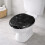 Spot On Dealz 18'' Marble Effect Wooden Toilet Seat 7