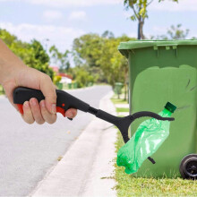 Trash Grabber Tool 11.6 Inch with NonSlip Grip Pads for Hygienic Waste Handling and Outdoor Cleanup