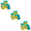45pcs DualSided Kitchen Sponge Set, Heavy Duty Scouring Pads for Deep Stain Removal 1