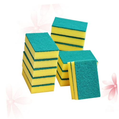 45pcs DualSided Kitchen Sponge Set, Heavy Duty Scouring Pads for Deep Stain Removal 1