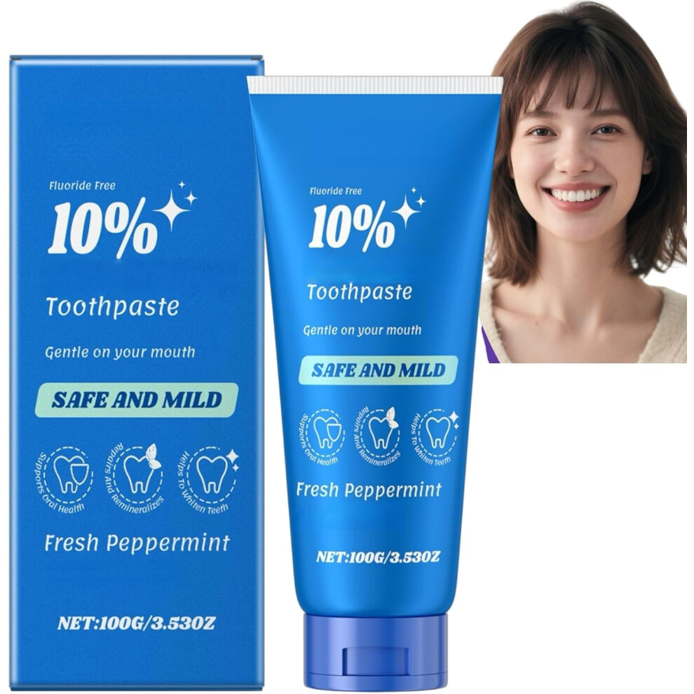 Gogerstar 100G Regenerate Enamel Science Advanced Hydroxyapatite Toothpaste With 10% Nano-Hydroxyapatite For Teeth Whitening,Enamel Repair,Fresh Breath
