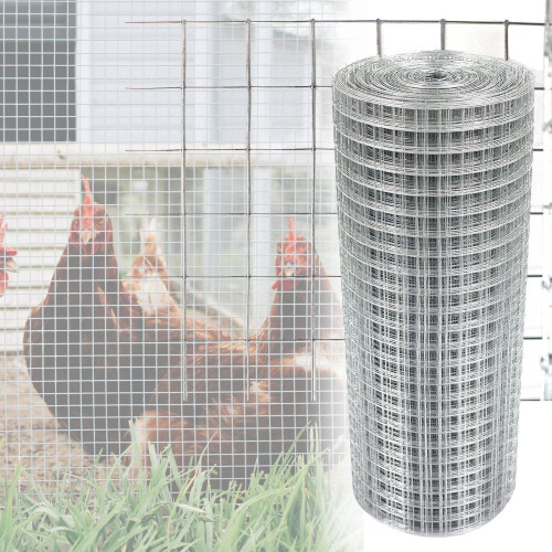 Welded Wire Mesh 1in x 1in x 36in x 15m galvanised 2