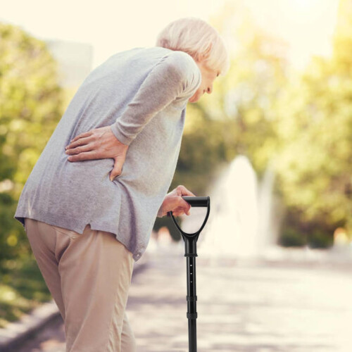 Adjustable Standing Aid for Elderly with Lift Assist Handle, Stable Wide Base and Ergonomic Secure Grip 2