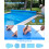 Swimming Pool Cover Foldable Mat Waterproof-Square 259 170cm 6