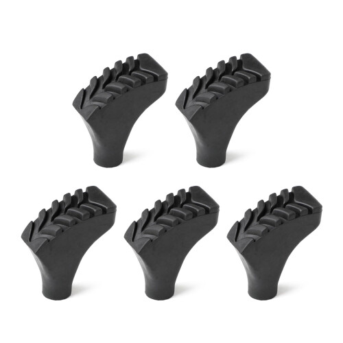 Rubber Cane Tips Anti Slip Self Standing Walking Stick Rubber Caps Durable Replacement Pads