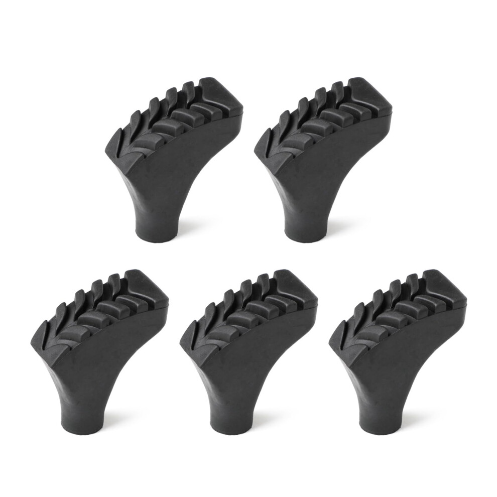 Rubber Cane Tips Anti Slip Self Standing Walking Stick Rubber Caps Durable Replacement Pads
