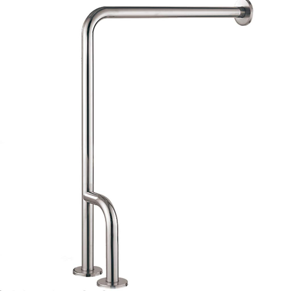 Bathroom Grab Bar 304 Stainless Steel Handrail with AntiSlip Ergonomic Grip 300kg HeavyDuty Support Left and Right Models