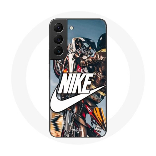 Nike Coque - Nike - Samsung Galaxy S21 FE - Softer - Wit - Motorwiel