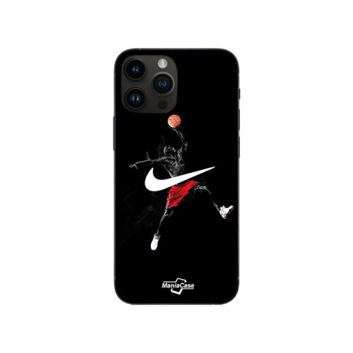 Nike Handyhülle - Nike - iPhone 13 Pro Max - Flexible - Silikon - Schwarzes Logo