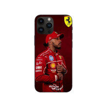 Cover per telefono - Ferrari - Iphone 11 Pro Max - Morbido - Silicone - Nero