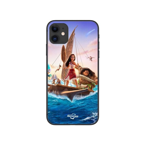 Disney Coque per telefono - Disney - Iphone 12 - Vaiana 2 equipaggio - Morbida - Silicone