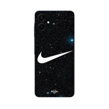 Telefoonhoes - Nike - Galaxy A06 - Silicum - Zwart - Sterrenstelsel