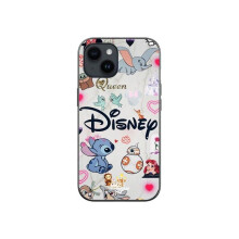 Funda de teléfono - Disney - Iphone 13 - Flexible - Silicona - Personajes Stitch Ariel Dumbo