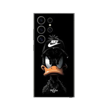 Telefoonhoes - Nike - Samsung Galaxy S24 Ultra - Flexibel - Silikon - Zwart