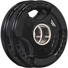 (2 x 5kg) GYM MASTER Rubber Coated 2" Olympic Tri-Grip Weight Plates