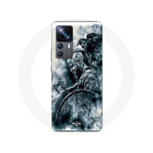 Coque - Xiaomi - 12T - Flexible - Negro - Vikings Ragnar Lothbrok Cuervo