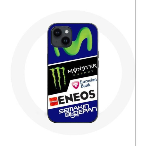 Monster Energy Coque - Monster Energy - iPhone 14 Plus - Flexibel - Schwarz - Yamaha Eneos