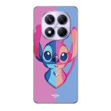 Funda - Xiaomi - Redmi Note 14 Pro 5G - Flexible - Stitch y Angel - Azul y Rosa
