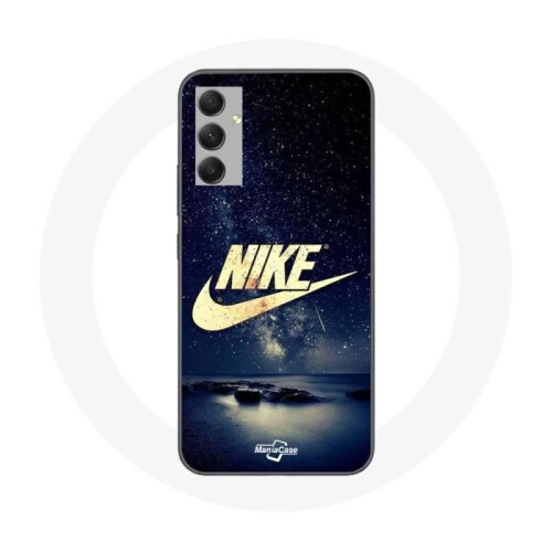 Nike Capa - Nike - Galaxy A34 5G - Preto - Dourado - Flexível