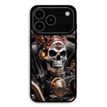 iPhone 17 Pro Max Hülle Harley Davidson Mechanische Totenkopf Maniacase