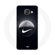 Coque - Nike - Galaxy A3 2016 - Schwarz - Flexibel - Mondmuster