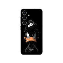 Telefooncase - Nike - Samsung Galaxy S24 Plus - Zacht - Silicone - Zwart