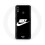 Nike Coque - Nike - P20 Lite - Soepel - Zwart - Witte logo 1