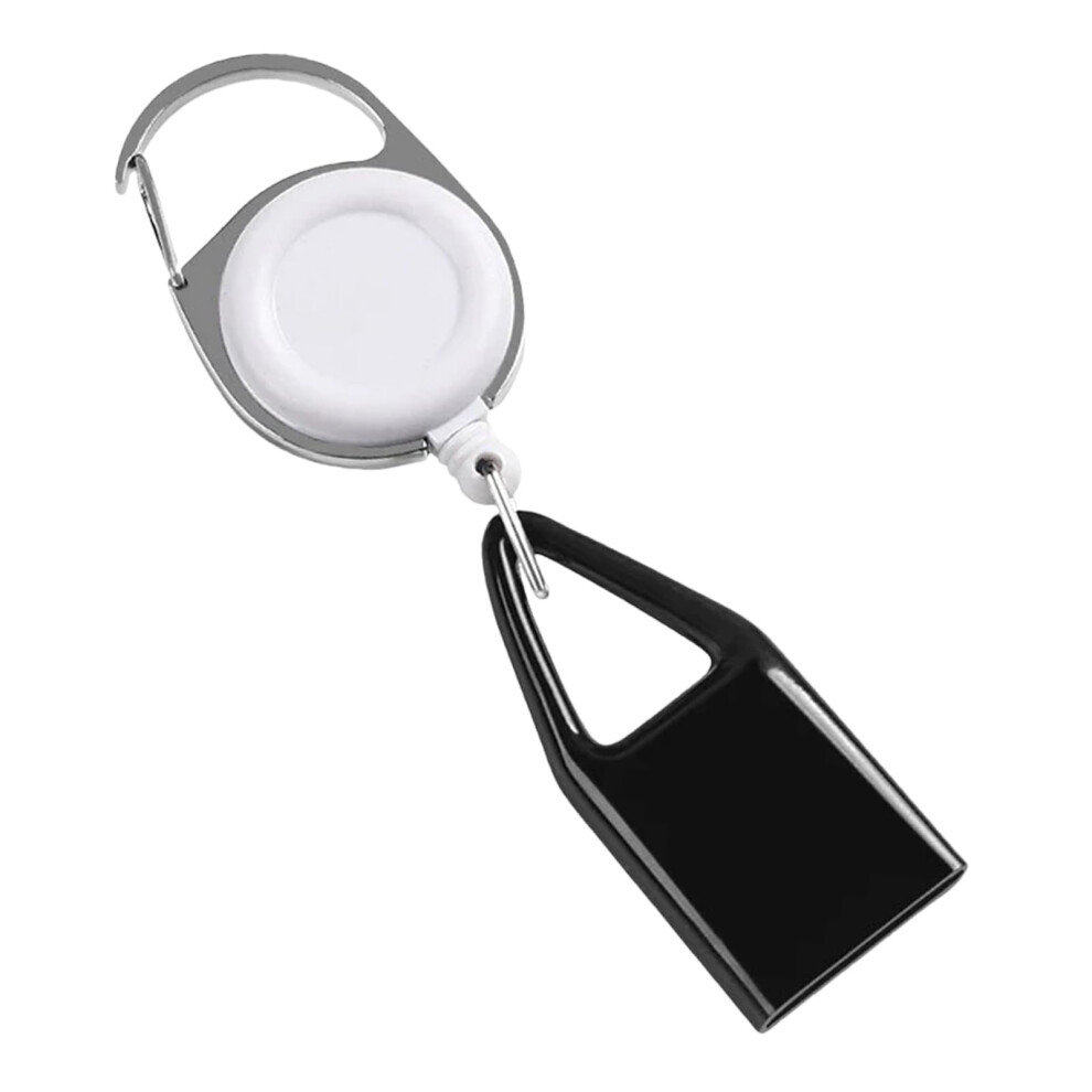 Retractable Lighter Holder with Secure Belt Clip, 30cm AntiLoss Lighter Clip Keychain for Outdoor Use