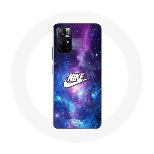 Nike Capa - Nike - Redmi Note 11s 5G - Logo Branco - Espaço Colorido - Flexível