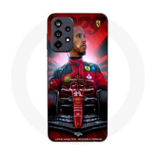 Coque - Ferrari - Lewis Hamilton - Samsung Galaxy A23 5G - Morbido - Nero