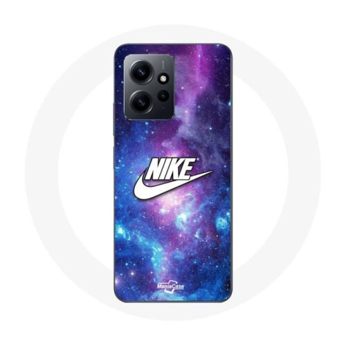 Nike Capa - Nike - Xiaomi Redmi Note 12 4G - Logo Branco - Espaço Colorido - Flexível