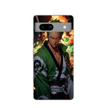 Handyhülle - Maniacase - Google Pixel 7a - One Piece Zoro - Silikon - Flexibel