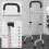 Standing Assist Device with Adjustable Height and Non‑Slip Base, Ergonomic Support Rail for Elderly and Disabled 4