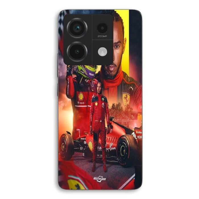 Capa Para Xiaomi Redmi Note 13 Pro 5g Lewis Hamilton Scuderia Ferrari ...