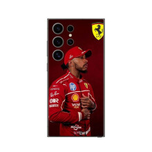 Custodia per telefono - Ferrari - Samsung Galaxy S24 Ultra - Flessibile - Silicone - Nero