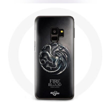 Coque - Game Of Thrones - Samsung Galaxy S9 - Targaryen van vuur en bloed - Rigide - Zwart