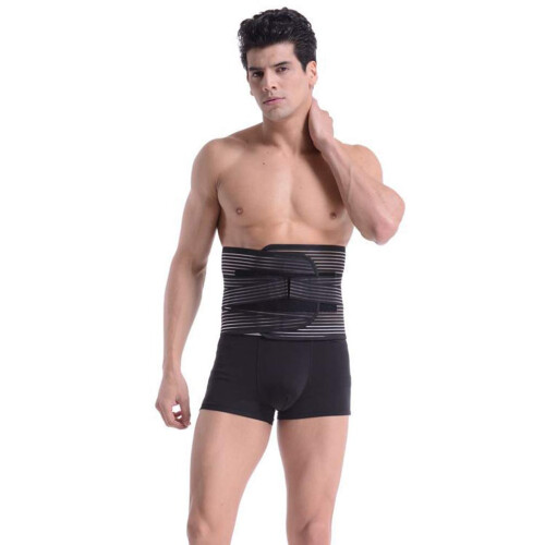 Adjustable Back Support Belt with Double Pull Compression, Breathable Mesh Lumbar Brace for Men and Women 1