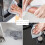 3pcs Non Scratch Wire Dish Cloth Set for Kitchen Cleaning, Quick Dry Reusable Rags Silver White 5
