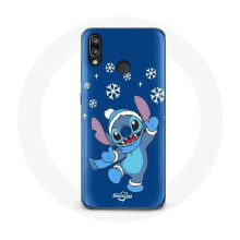 Coque - Huawei - P20 Lite - Morbida - Ricamo neve Natale - Blu