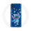 Huawei Coque - Huawei - P20 Lite - Morbida - Ricamo neve Natale - Blu 1