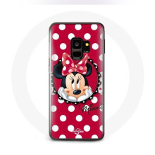 Coque - Minnie Mouse - Samsung Galaxy S9 - Dessin animé - Rouge - Souple