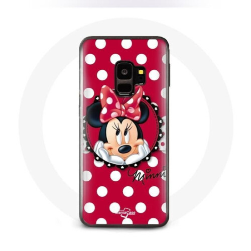Minnie Mouse Coque - Minnie Mouse - Samsung Galaxy S9 - Tekening - Rood - Flexibel