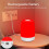 670nm Red Light Night Light for Sleep with Timer, Rechargeable, Dimmable, Sleep Aid Lamp  Light Blocking 7