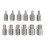 13pcs Screw Extractor Set for Stripped Rusty Bolts, Multi- Puller, 1/8" to 1/2" Hex Wrench Quick Thread Removal Tool 7
