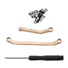 For Axial 1/30 SCX30 Metal Remote Control Car Pull Rod Steering Cup Wheel Ring Rear Axle Wheel Brass Counterweight Parts