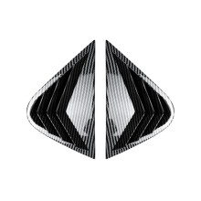 Déflecteur Triangulaire Arrière pour Ibiza MK4.5 (2013-2017) - Accessoire Décoratif de Lunette Arrière en Fibre de Carbone
