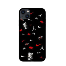 Hülle - Maniacase - iPhone 15 - Nike Jordan - Silikon - Flexibel - Schwarz